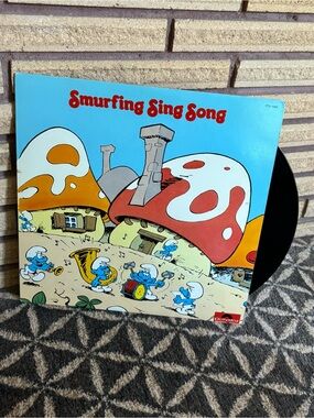 80's "Smurfing Sing Song" Record - 80's Smurf Album - 80's Cartoon TV Show Music